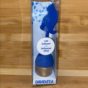 David's Tea Cat Silicone Tea Infuser Blue
New in Package